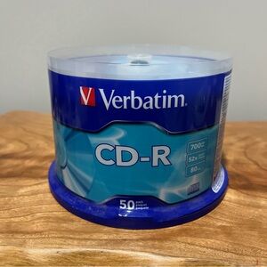 Verbatim CD-R 700MB 52x Recordable Disc - Pack of 50 (94691)